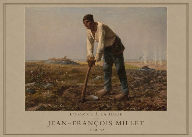 Jean-François Millet L'homme À La Houe No1 - Juliste