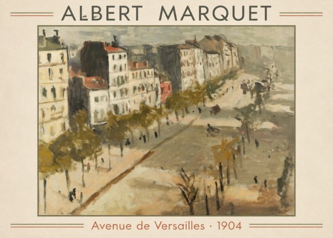 Albert Marquet Avenue De Versailles · 1904 No1 - Juliste