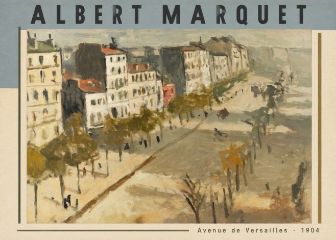 Albert Marquet Avenue De Versailles · 1904 No3 - Juliste