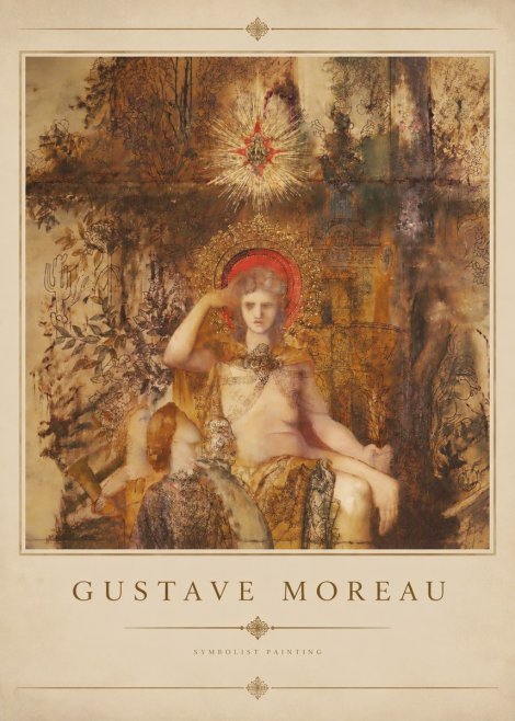 Gustave Moreau Jupiter and Semele III No3 - Juliste