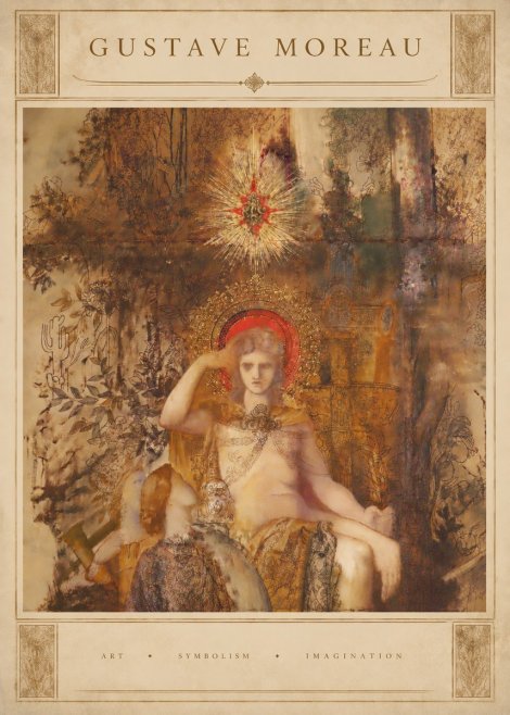 Gustave Moreau Jupiter and Semele III No6 - Juliste