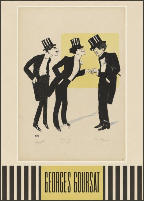 Georges Goursat Capiello, Fraxin De Crouset, Poul Hervieu No4 - Juliste