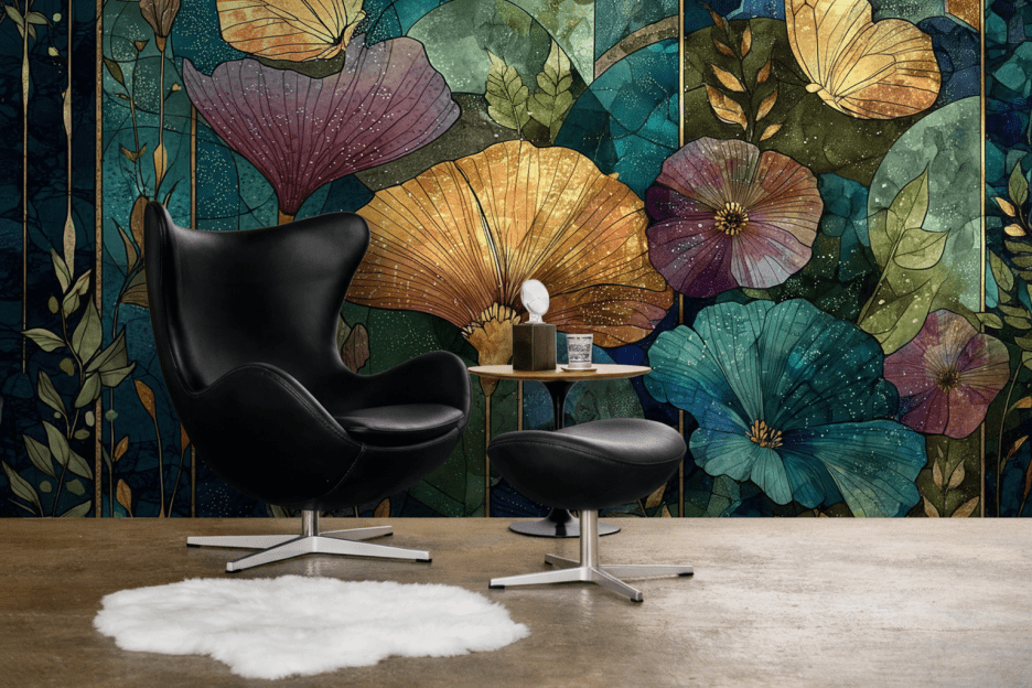 Vibrant Flora Mosaic