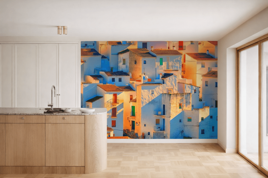 Sunlit Pueblo Canvas