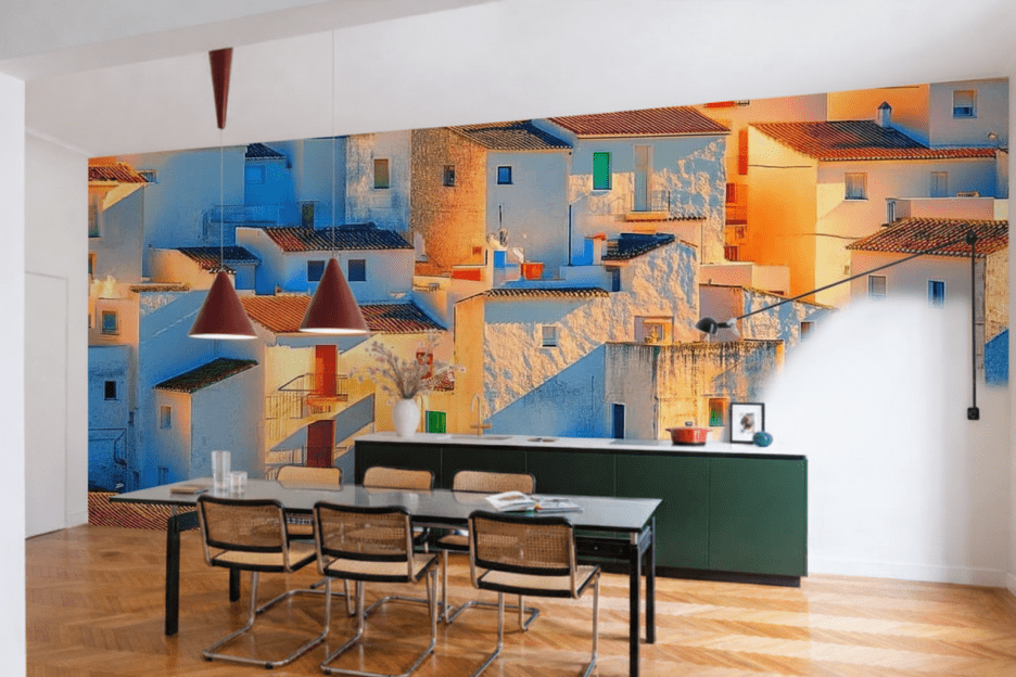 Sunlit Pueblo Canvas