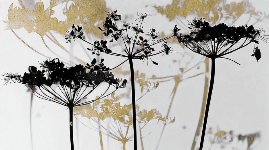 Silhouette Blossom Veil