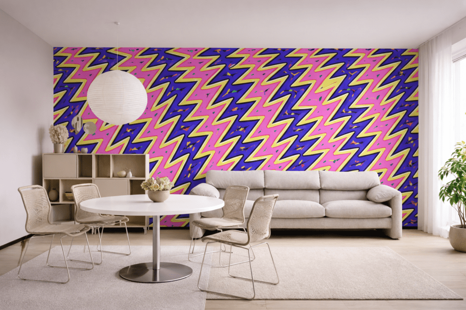 Frosted Zigzag Burst