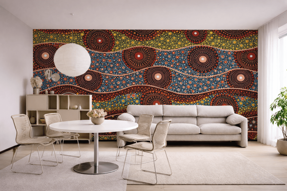 Colorful Circles Arrangement