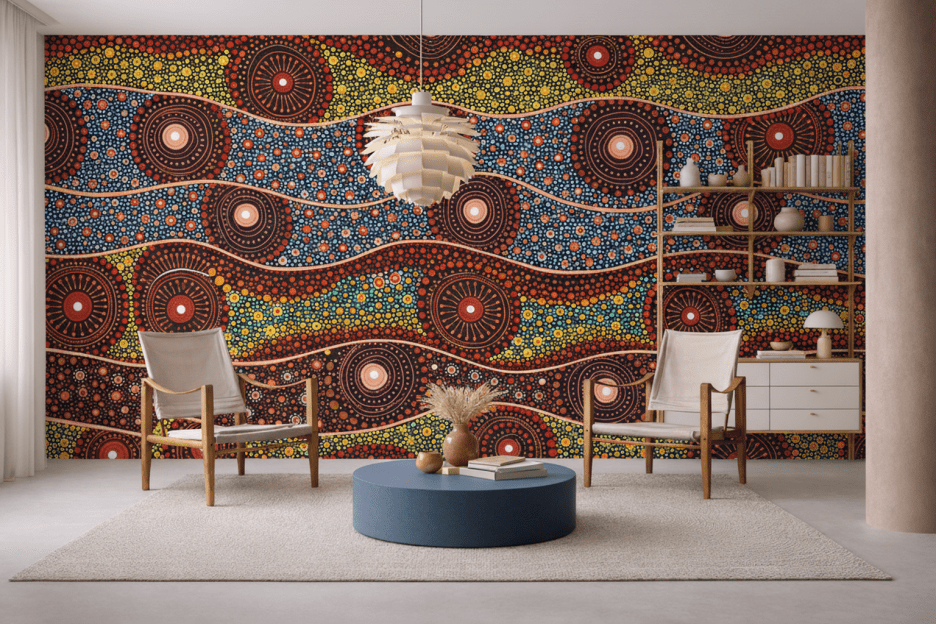 Colorful Circles Arrangement