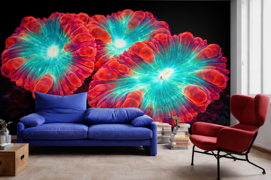 Cyan Coral Reef