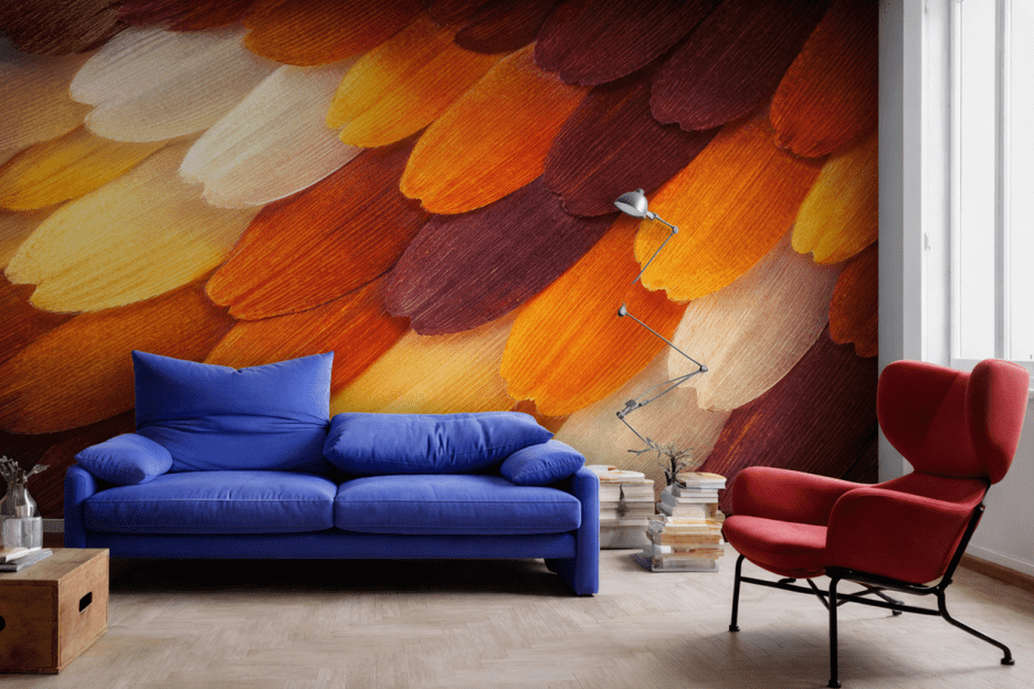 Feathered Ember Mosaic