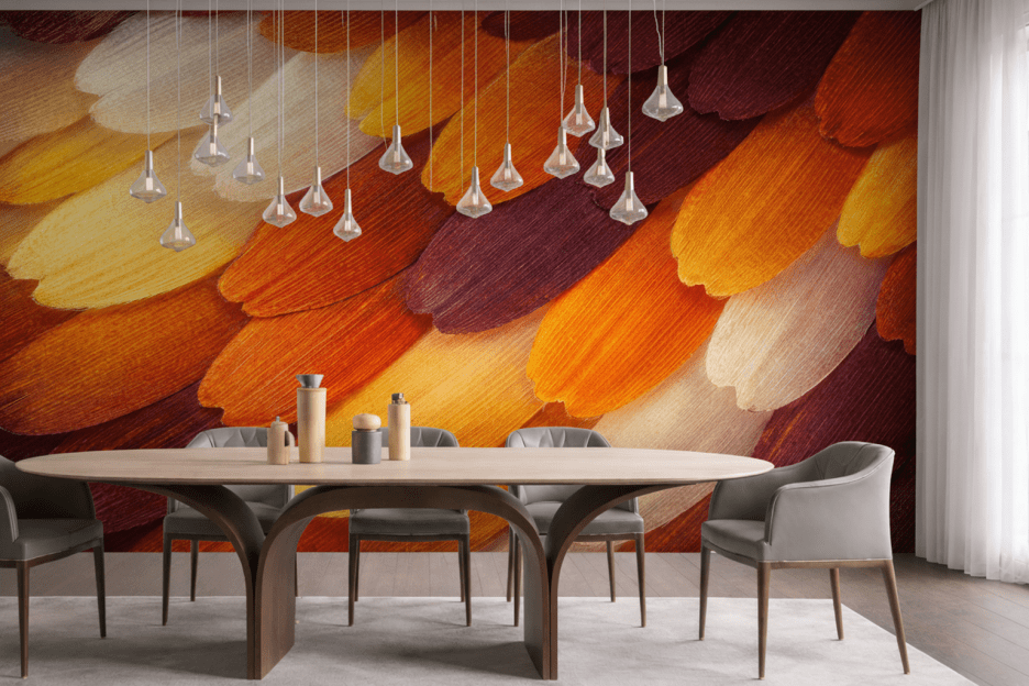 Feathered Ember Mosaic