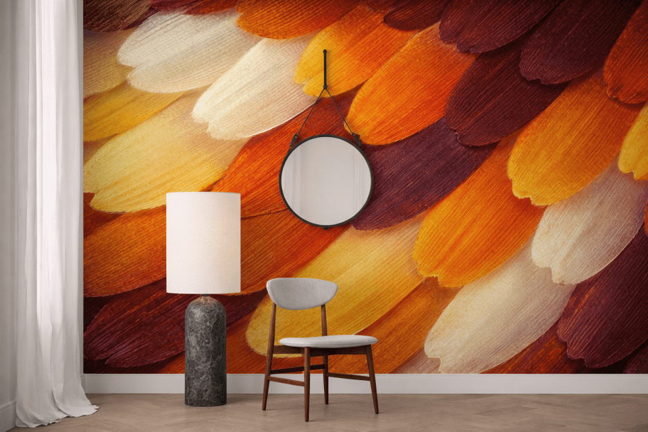 Feathered Ember Mosaic