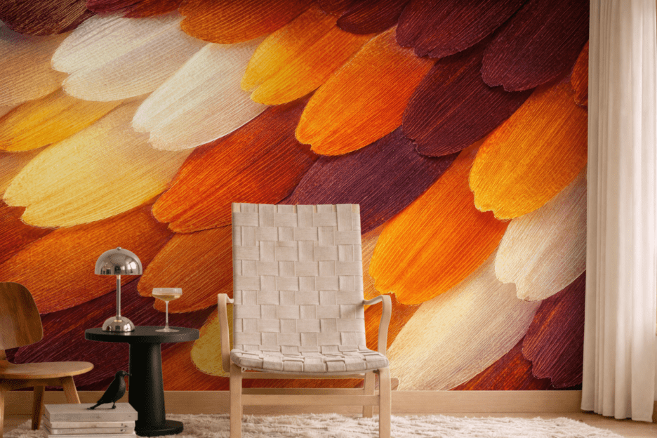 Feathered Ember Mosaic