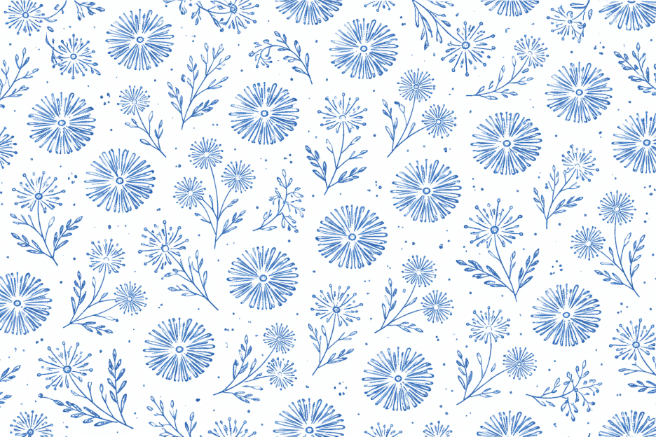 Azure Floral Echo