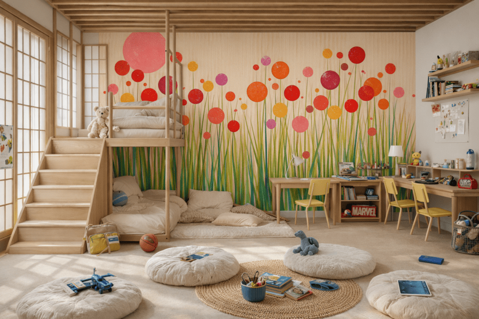 Vibrant Sphere Meadow