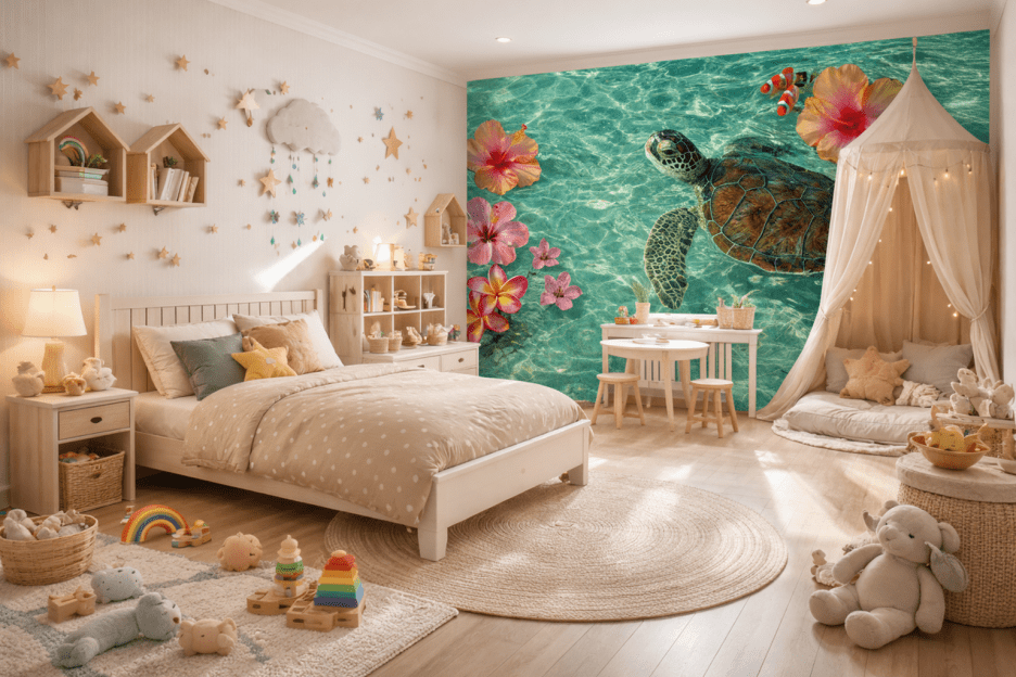 Ocean Floral Mosaic