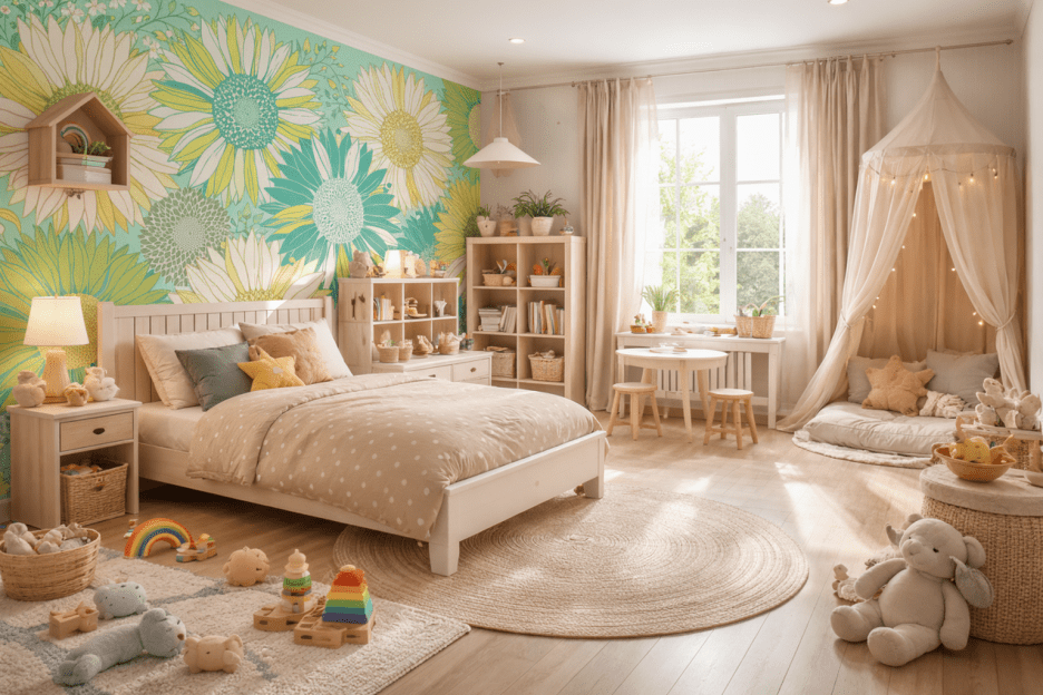 Sunlit Floral Tapestry