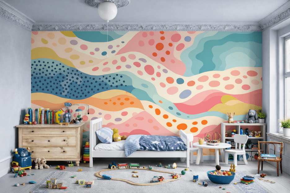 Ink Wave Mural