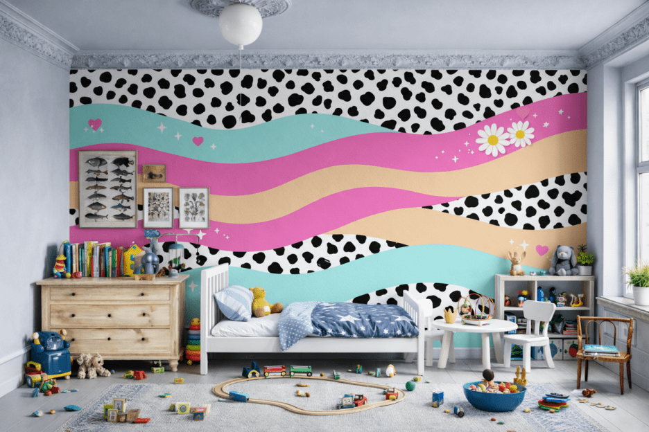 Curvy Contrast Tapestry