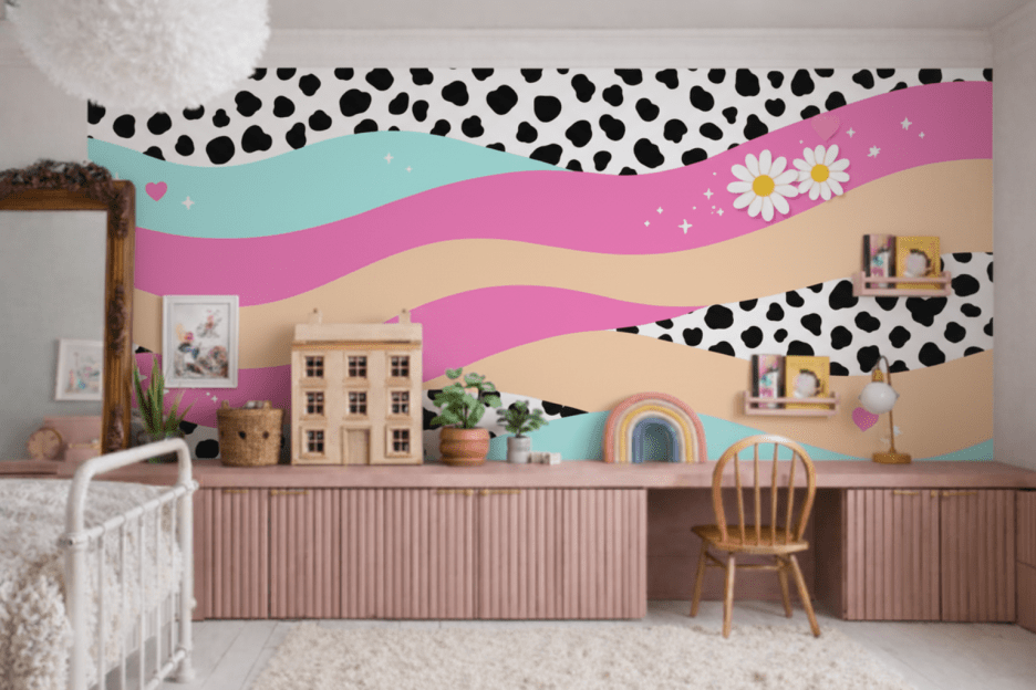 Curvy Contrast Tapestry