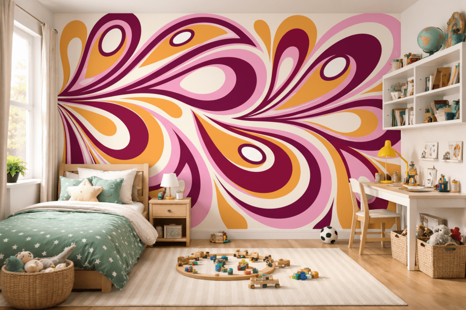 Psychedelic Tundra Swirls