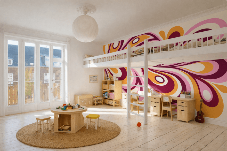 Psychedelic Tundra Swirls