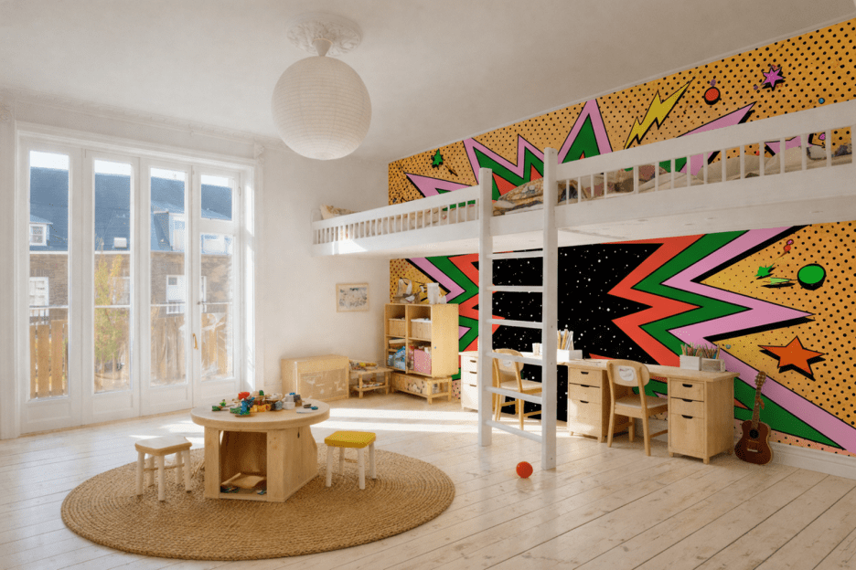 Cosmic Burst Mural