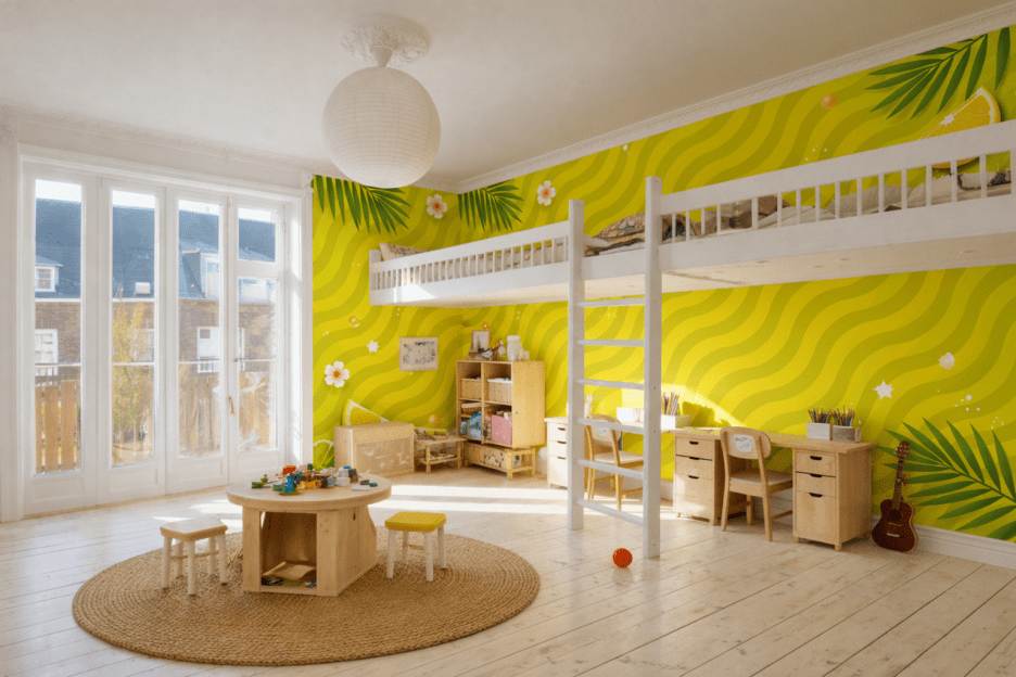 Luminous Citrus Wave