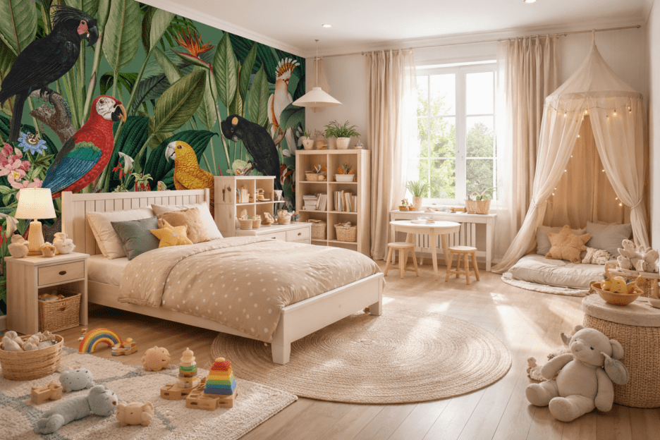 Exotic Feathered Canopy