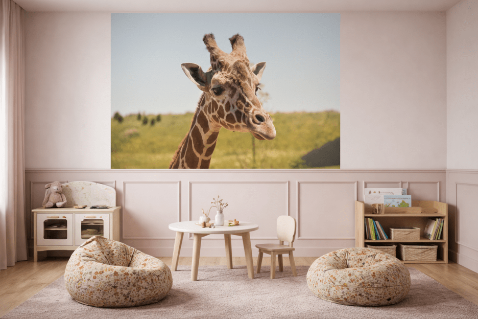 Savannah Giraffe Gaze