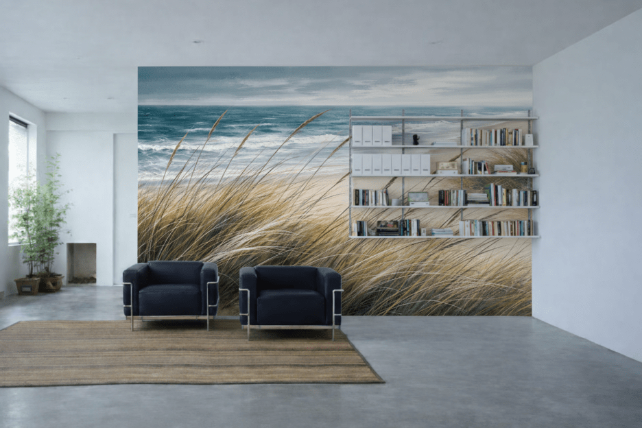 Serene Shoreline Grass