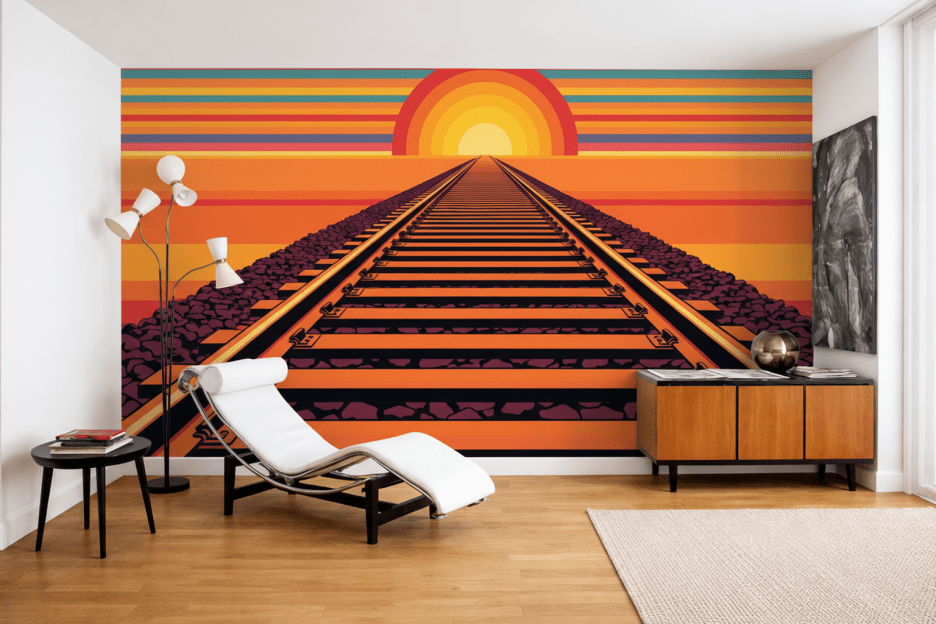 Golden Railway Vista