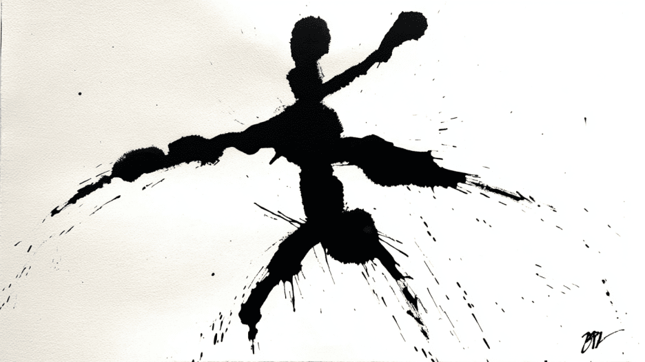 Ink Splatters Dance