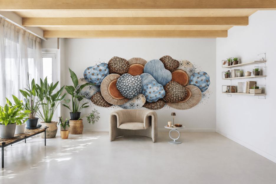 Cerulean Pebble Arrangement