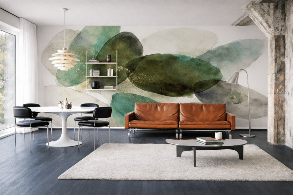 Mossy Pebble Droplets