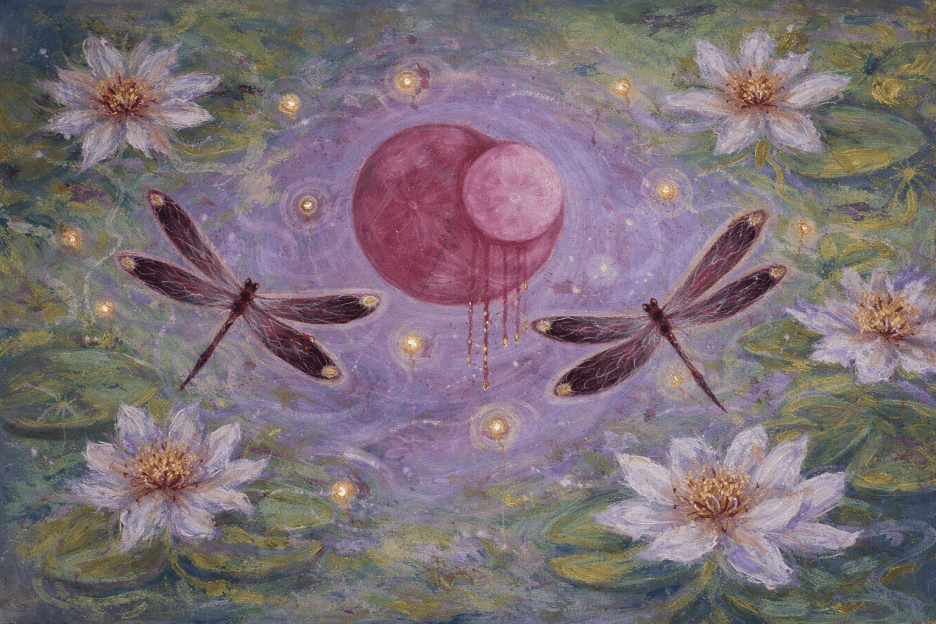 Dusky Dragonfly Veil