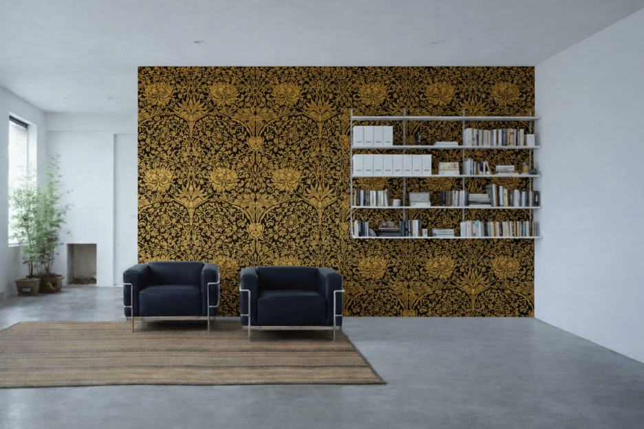 Golden Embroidery Pattern