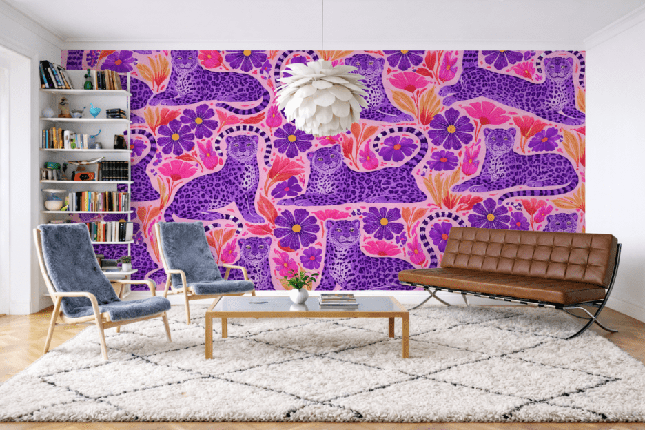 Frosted Feline Tapestry