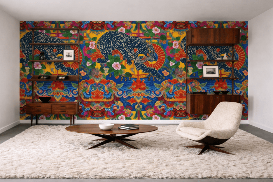 Majestic Feline Tapestry