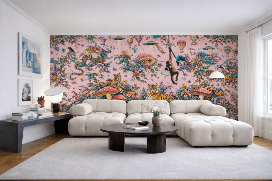 Whimsical Jungle Tapestry
