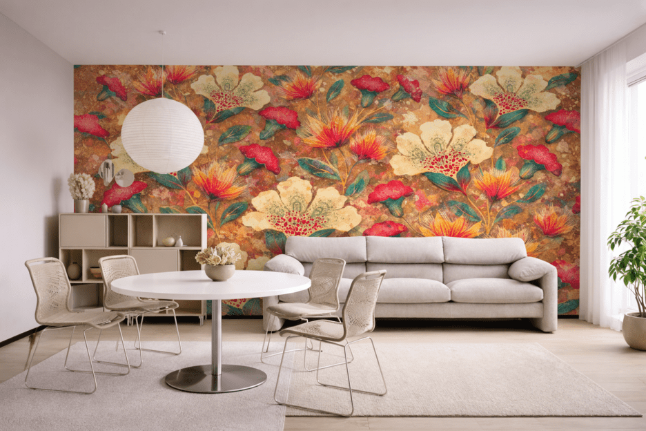 Radiant Petal Mosaic