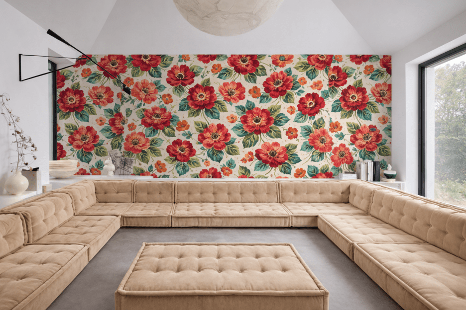 Verdant Floral Mosaic