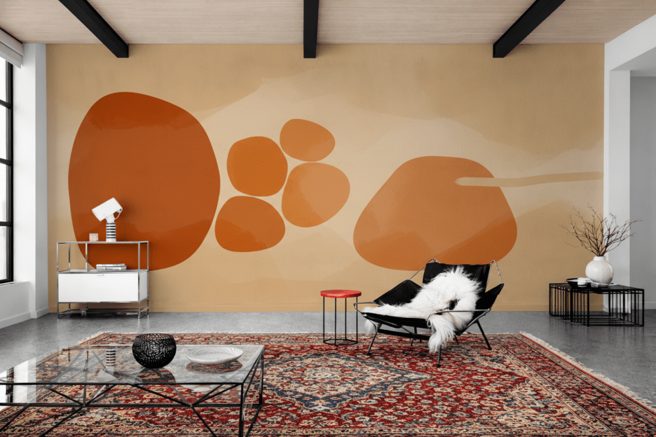 Sunset Pebble Composition