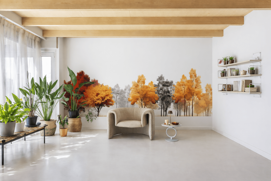 Amber Silhouette Grove