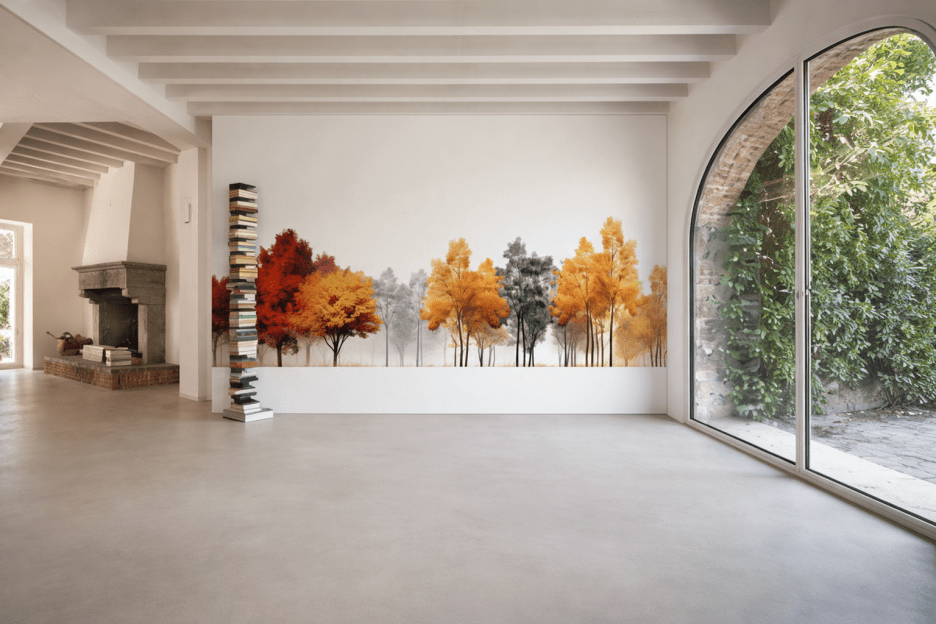 Amber Silhouette Grove