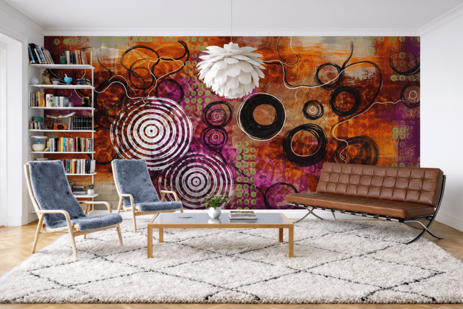 Saffron Spiral Dance