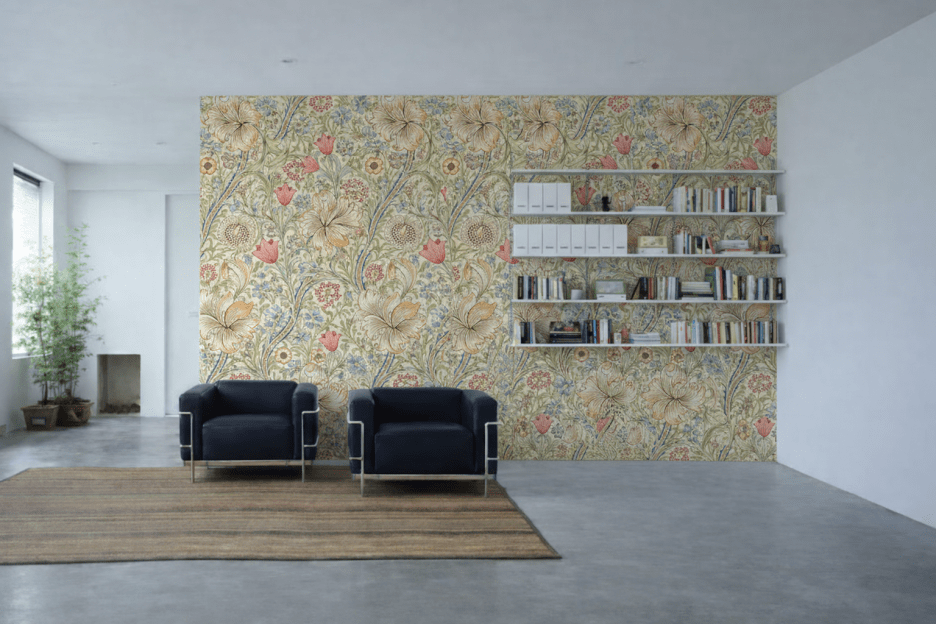 Floral Lattice Tapestry