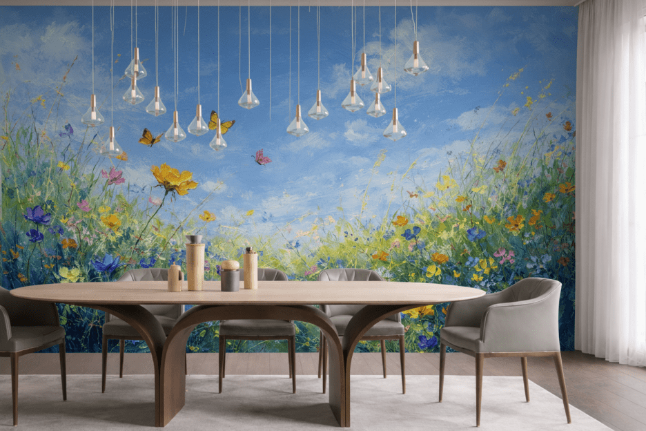 Butterfly Meadow Sky