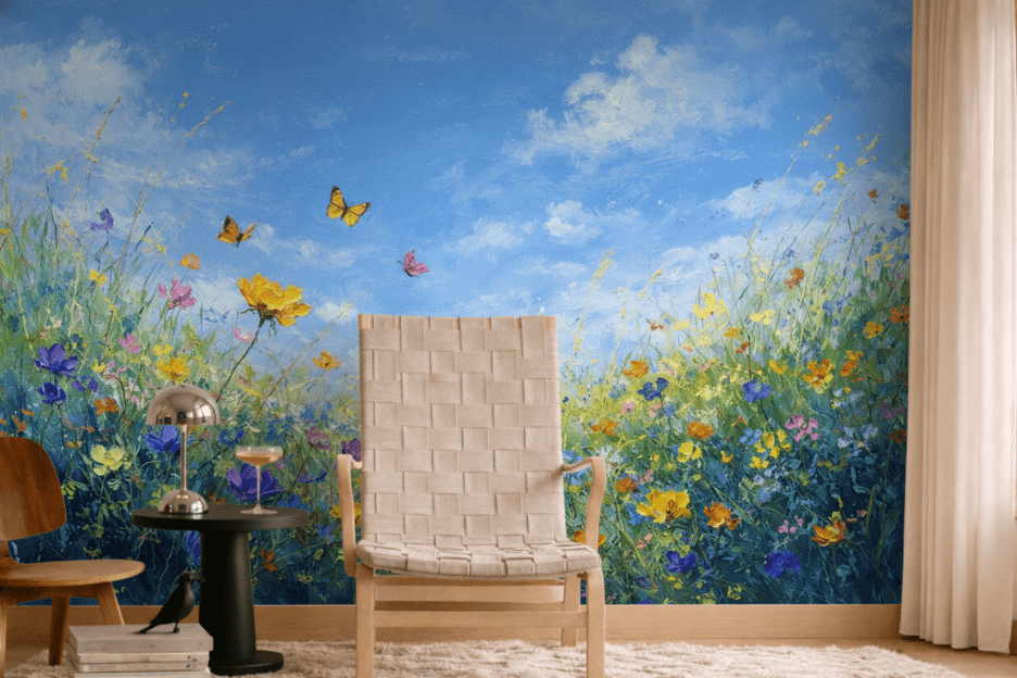 Butterfly Meadow Sky